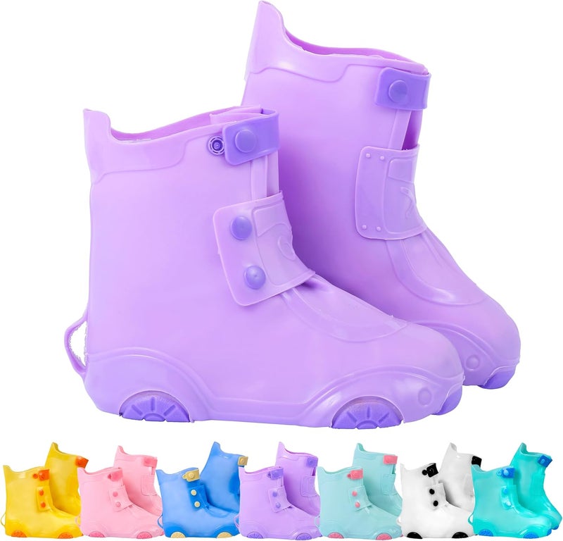 Galashield Rain Shoe Covers Kids Waterproof Shoe Cover for Boys Girls Reusable Galoshes Overshoes - Image 1